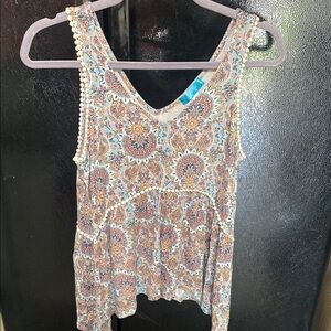 Floral Boho Tank Top